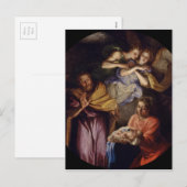 Nativiteit van Noel Coypel Feestdagenkaart (Voorkant / Achterkant)