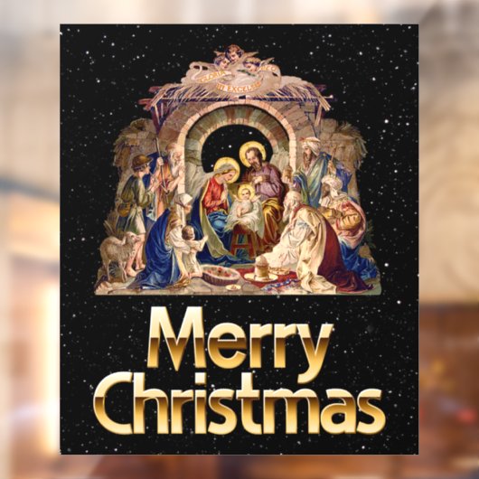  Nativiteit-vensterkoeling Raamsticker (Vel 2)
