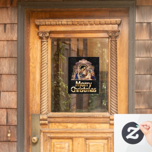  Nativiteit-vensterkoeling Raamsticker (Huis Deur)