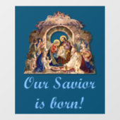  Nativiteit-vensterkoeling Raamsticker (Vel)