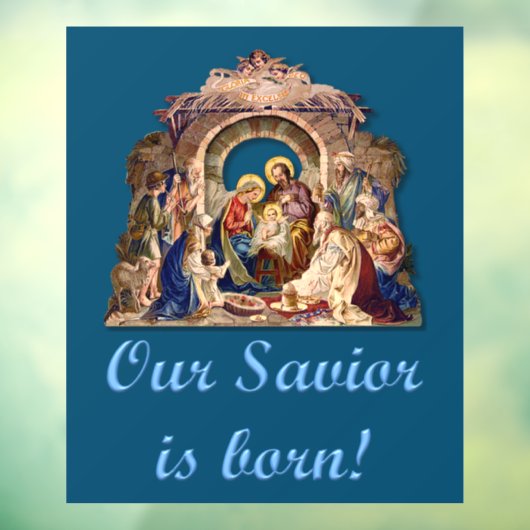 Nativiteit-vensterkoeling Raamsticker (Vel 3)