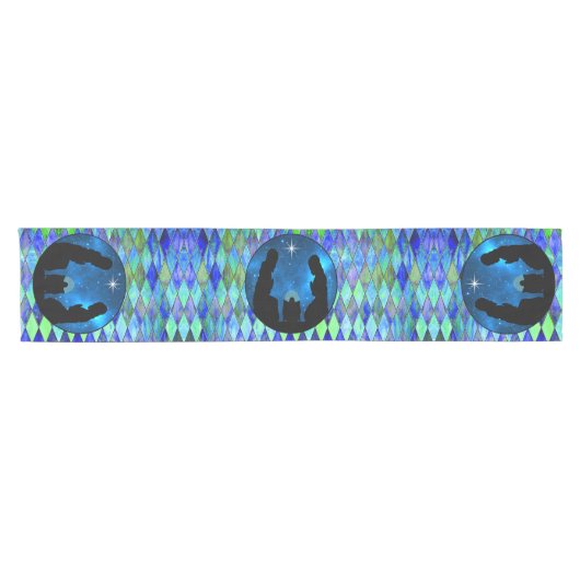 Nativiteit-verkorte-tabellooppas Korte Tafelloper (Horizontaal)