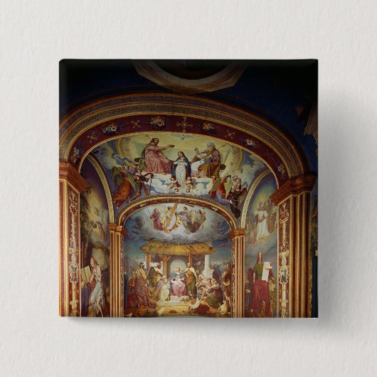 Nativiteit Vierkante Button 5,1 Cm (Voorkant)