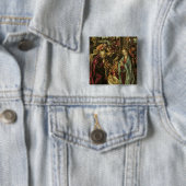 Nativiteit Vierkante Button 5,1 Cm (In situ)