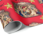nativiteit Vrolijk kerstfeest Een kind wordt gebo Cadeaupapier (Rol Hoek)