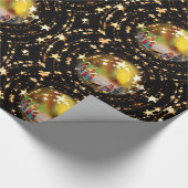 Nativiteit Wieg Maagd Mary Jesus Kerststerren Cadeaupapier (Hoek)