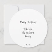 Nativiteit Wieg Maagd Mary Jesus Kerststerren Ho Feestdagenkaart (Achterkant)