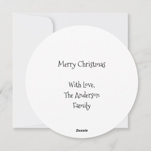 Nativiteit Wieg Maagd Mary Jesus Kerststerren Ho Feestdagenkaart (Achterkant)