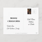 Nativiteit Wieg Versterking van de herders Kerstmi Feestdagenkaart (Achterkant)