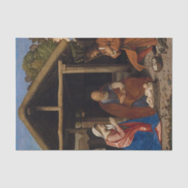 Nativiteit Wieg Versterking van de herders Kerstmi Tissuepapier