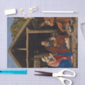 Nativiteit Wieg Versterking van de herders Kerstmi Tissuepapier (Craft)