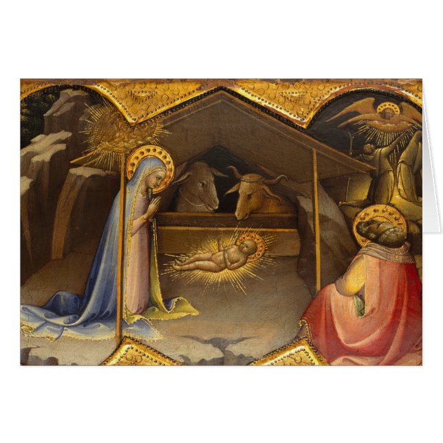 Nativiteit Wieg zonder maagd Mary Baby Jesus (Voorkant Horizontaal)