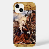 NATIVITEIT, WITTE LEVENS, MAGISCH MONogram CHRISTM Case-Mate iPhone Case (Achterkant)
