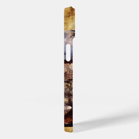 NATIVITEIT, WITTE LEVENS, MAGISCH MONogram CHRISTM Case-Mate iPhone Case (Achterkant / Rechts)