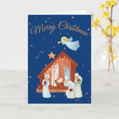 Nativiteit Zure kerst Kaart (Gele Bloem)