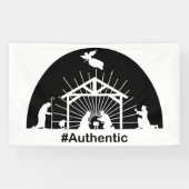 Nativiteitsauteur Spandoek (Horizontaal)