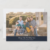 Nativiteitsbril voor godkerst Christelijkste foto Feestdagenkaart (Achterkant)