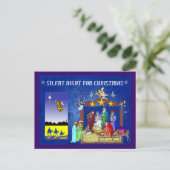 NATIVITEITSCENE BRIEFKAART (Staand voorkant)