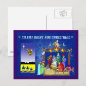 NATIVITEITSCENE BRIEFKAART (Voorkant / Achterkant)