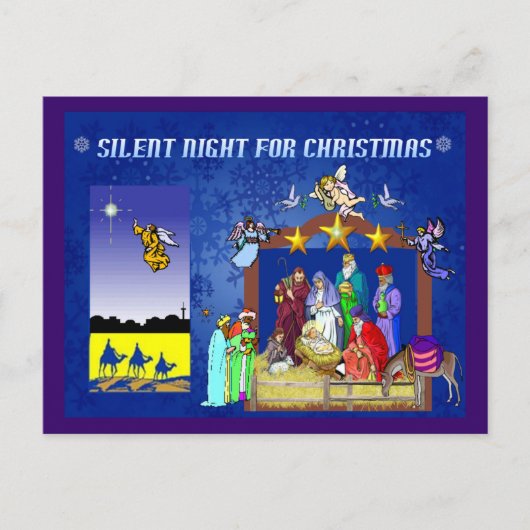 NATIVITEITSCENE BRIEFKAART (Voorkant)