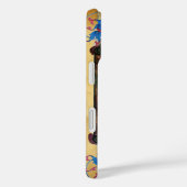 NATIVITEITSCHRISTMAS PARCHMENT BLUE GEM MONOGRAM Case-Mate iPhone CASE (Achterkant / Rechts)