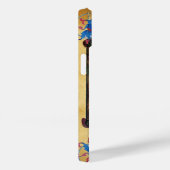 NATIVITEITSCHRISTMAS PARCHMENT BLUE GEM MONOGRAM Case-Mate iPhone CASE (Achterkant / Rechts)