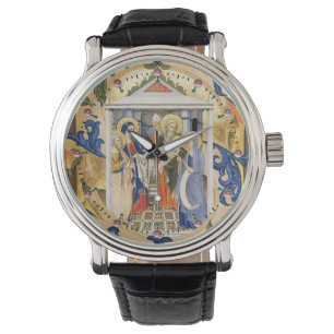 NATIVITEITSCHRISTMAS PARCHMENT HORLOGE