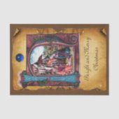 NATIVITEITSCHRISTMAS PARCHMENT MONOGRAM TISSUEPAPIER (Voorkant)