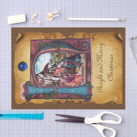 NATIVITEITSCHRISTMAS PARCHMENT MONOGRAM TISSUEPAPIER (Craft)