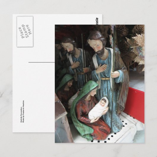 Nativiteitsdecoratie Briefkaart (Voorkant / Achterkant)