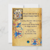 NATIVITEITSFLORAAL CHRISTMAS PARCHCHCHMENT MET BLA KAART (Achterkant)