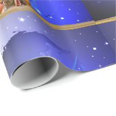 Nativiteitsglanzend opvulpapier cadeaupapier (Rol Hoek)