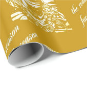 NativiteitsGlas in lood - Gold Cadeaupapier (Rol Hoek)