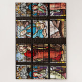 NativiteitsGlas in lood Legpuzzel (Verticaal)