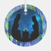 Nativiteitsglas ornament (Voorkant)