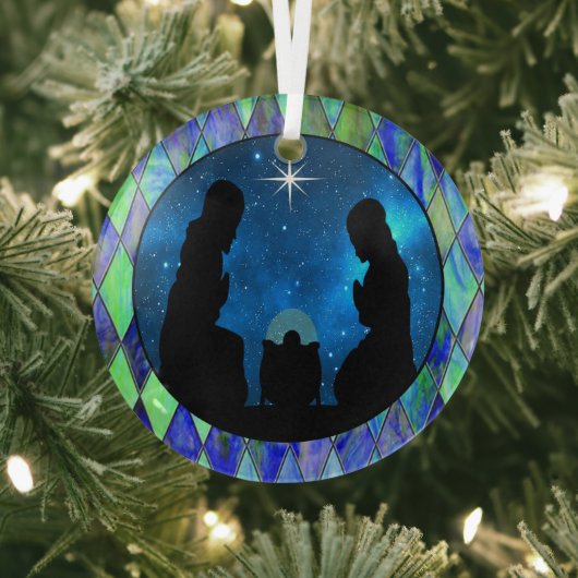 Nativiteitsglas ornament (Insitu)