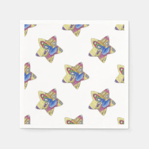 Nativiteitskerstmis: Baby Jezus, Mary in een boosh Servet