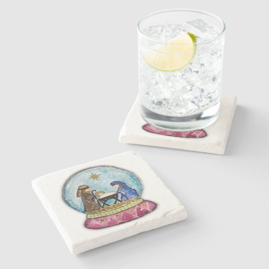 NativiteitsOnderzetter Stenen Onderzetter (Zijkant)