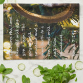 Nativiteitsornament Isiah Seven Veertien Theedoek (Gevouwen)