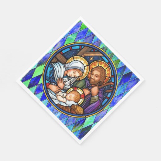 Nativiteitspapier Servet (Hoek)