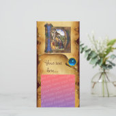 NATIVITEITSPARCHMENT Blue Sapphire Monogram (Staand voorkant)