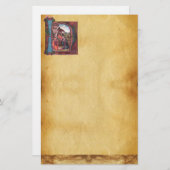 NATIVITEITSPARCHTIESMonogram Briefpapier (Voorkant / Achterkant)