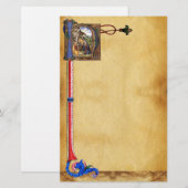 NATIVITEITSPARCHTIESMonogram Briefpapier (Voorkant / Achterkant)