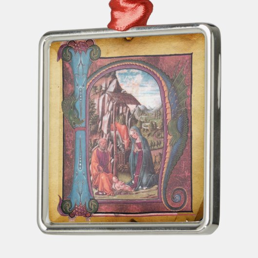 NATIVITEITSPARCHTIESMonogram Metalen Ornament (Links)