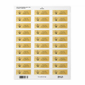 Nativiteitsscène Adore Him Return Address Labels (Full Sheet)