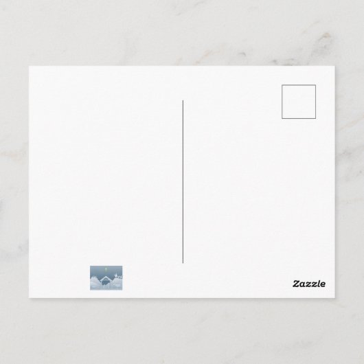 Nativiteitsscène Briefkaart (Achterkant)