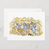 Nativiteitsscène Briefkaart (Voorkant / Achterkant)