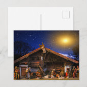 Nativiteitsscène Briefkaart (Voorkant / Achterkant)