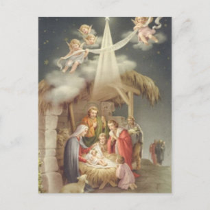 nativiteitsscène briefkaart