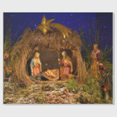 Nativiteitsscène Cadeaupapier (Vlak)